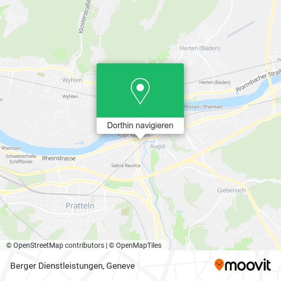 Berger Dienstleistungen Karte
