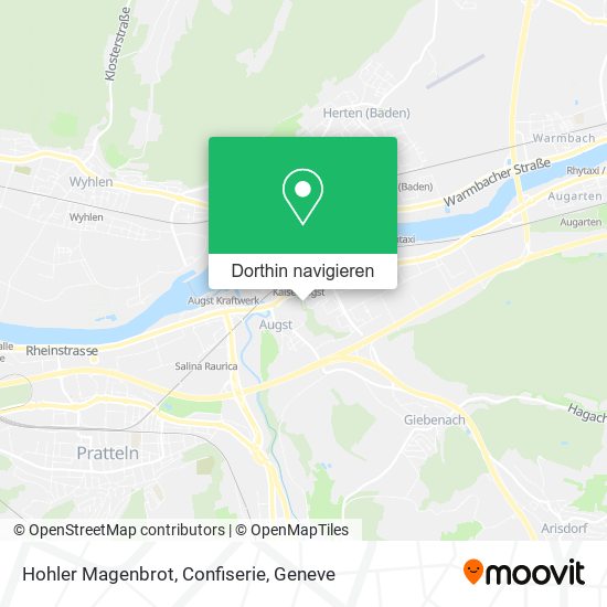 Hohler Magenbrot, Confiserie Karte