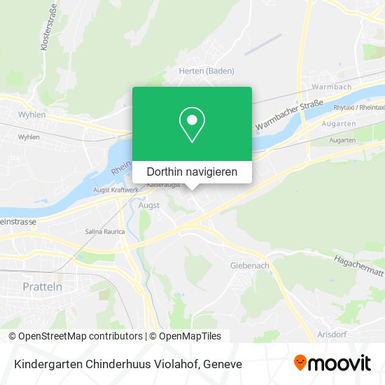 Kindergarten Chinderhuus Violahof Karte