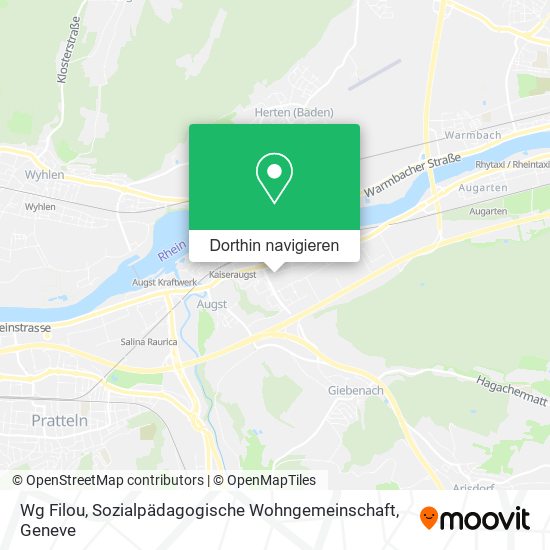 Wg Filou, Sozialpädagogische Wohngemeinschaft Karte