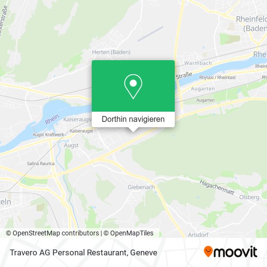 Travero AG Personal Restaurant Karte