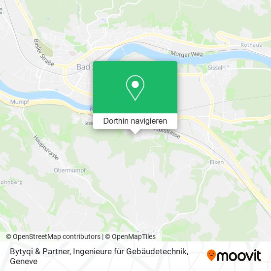 Bytyqi & Partner, Ingenieure für Gebäudetechnik Karte
