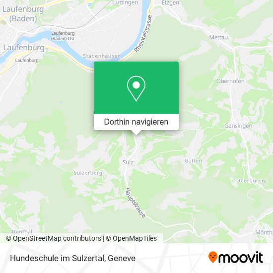 Hundeschule im Sulzertal Karte