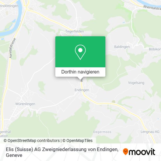 Elis (Suisse) AG Zweigniederlassung von Endingen Karte