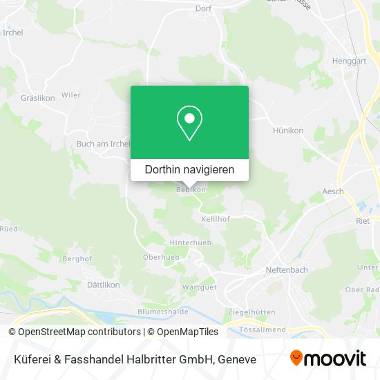 Küferei & Fasshandel Halbritter GmbH Karte
