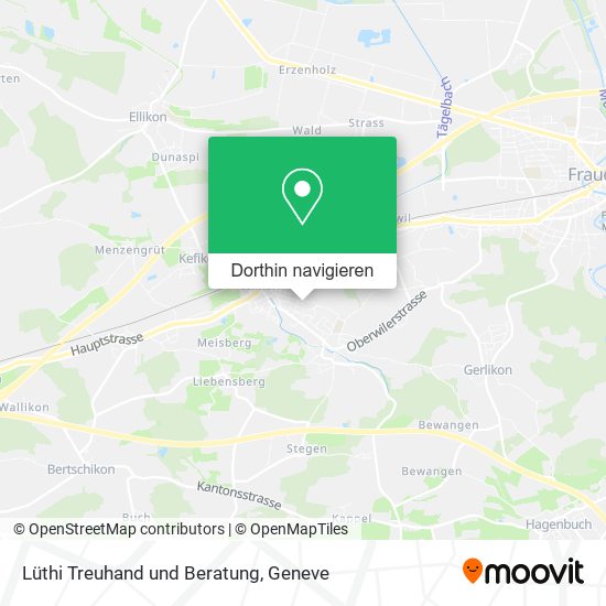 Lüthi Treuhand und Beratung Karte