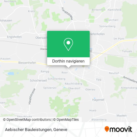 Aebischer Bauleistungen Karte