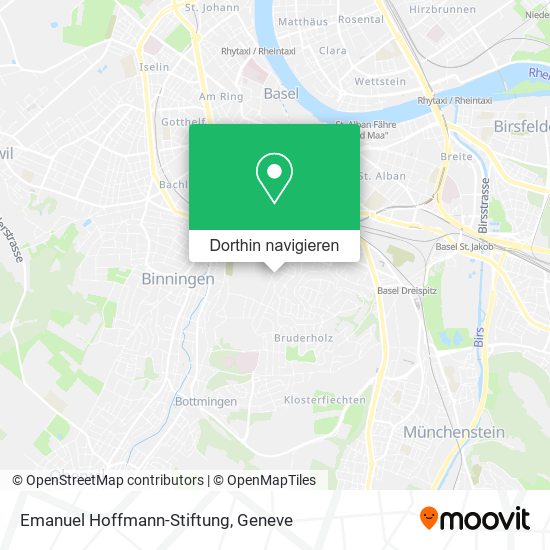Emanuel Hoffmann-Stiftung Karte
