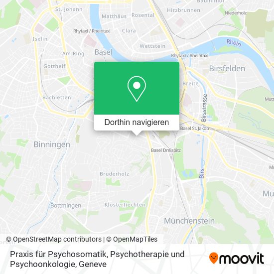 Praxis für Psychosomatik, Psychotherapie und Psychoonkologie Karte