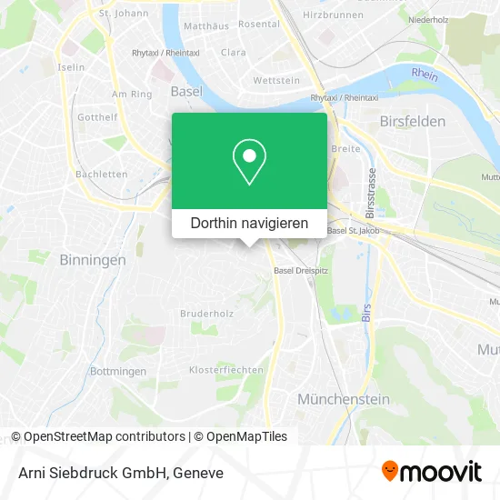 Arni Siebdruck GmbH Karte