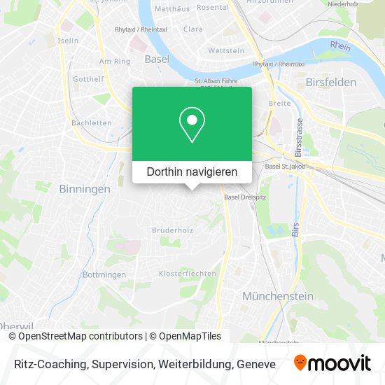 Ritz-Coaching, Supervision, Weiterbildung Karte