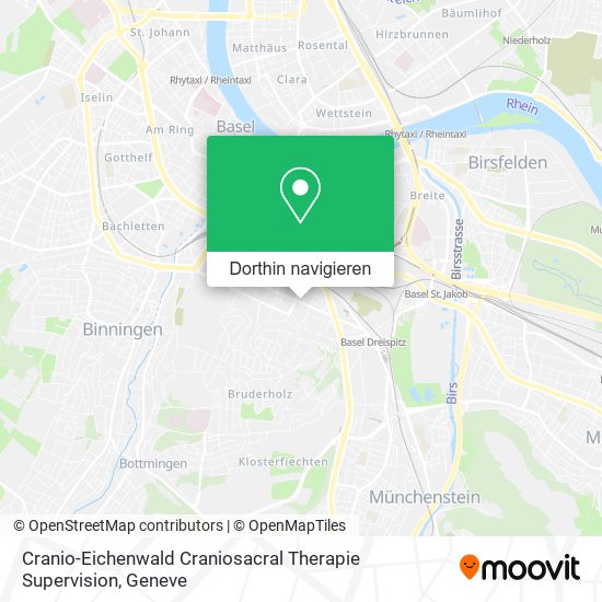 Cranio-Eichenwald Craniosacral Therapie Supervision Karte