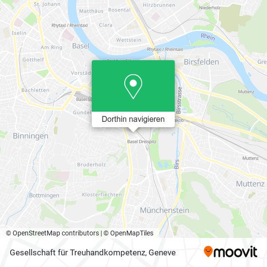 Gesellschaft für Treuhandkompetenz Karte