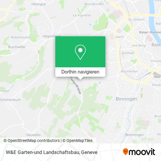 W&E Garten-und Landschaftsbau Karte