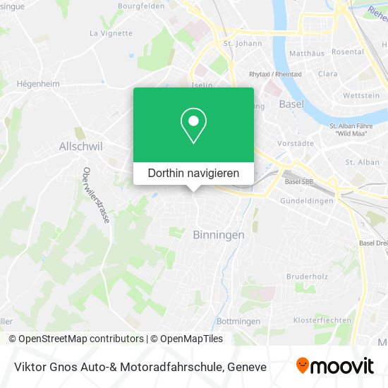 Viktor Gnos Auto-& Motoradfahrschule Karte