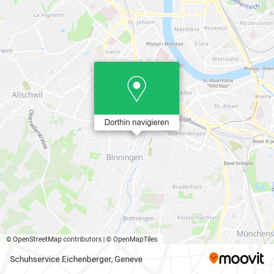Schuhservice Eichenberger Karte
