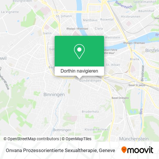 Onvana Prozessorientierte Sexualtherapie Karte