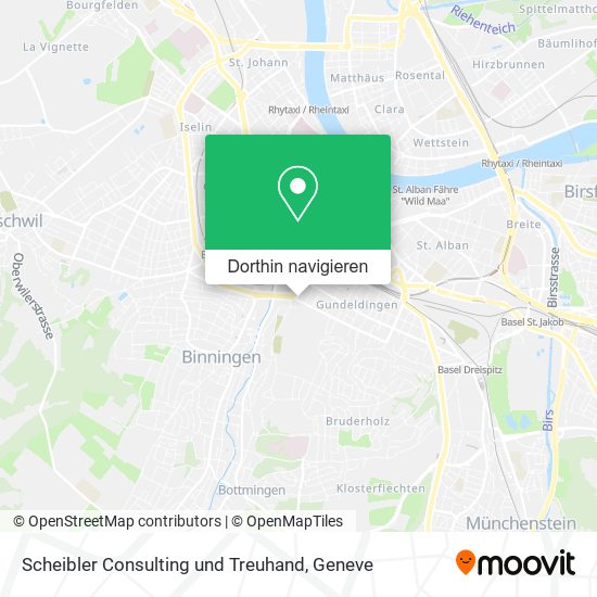 Scheibler Consulting und Treuhand Karte