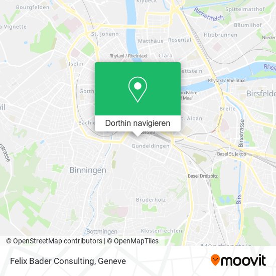 Felix Bader Consulting Karte