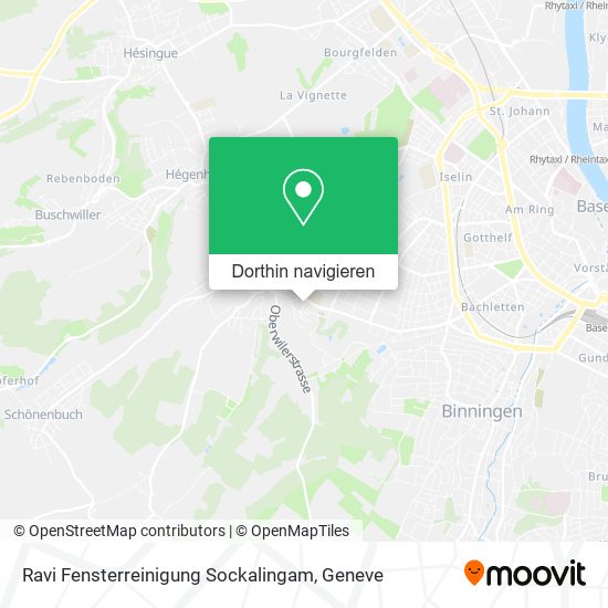 Ravi Fensterreinigung Sockalingam Karte