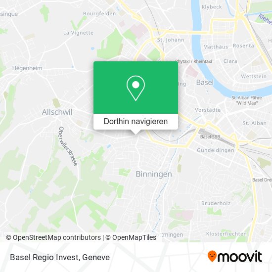 Basel Regio Invest Karte