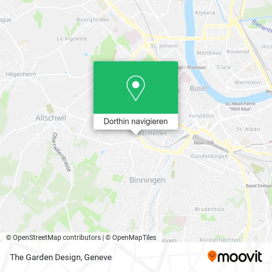 The Garden Design Karte