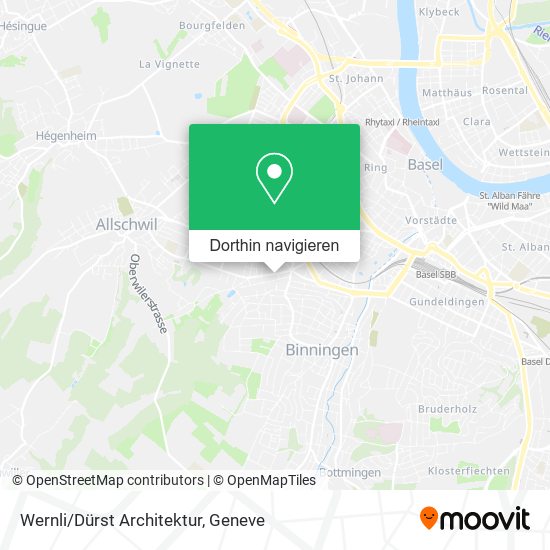 Wernli/Dürst Architektur Karte