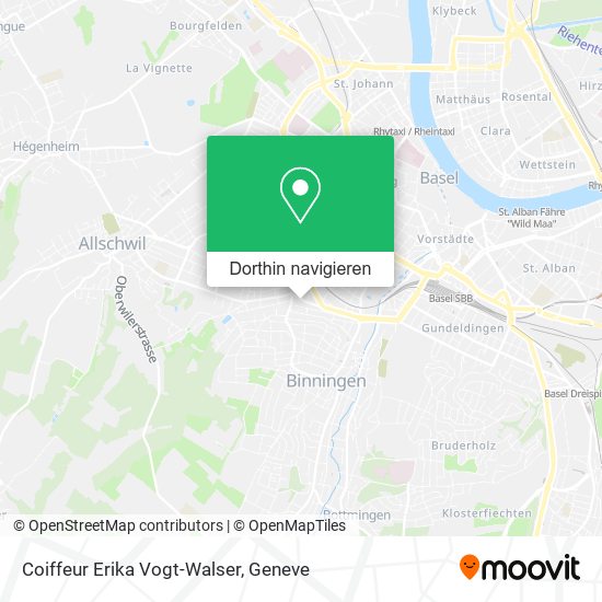 Coiffeur Erika Vogt-Walser Karte