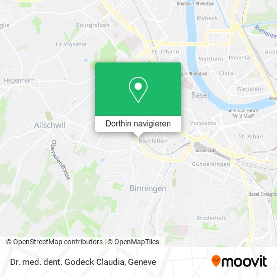 Dr. med. dent. Godeck Claudia Karte