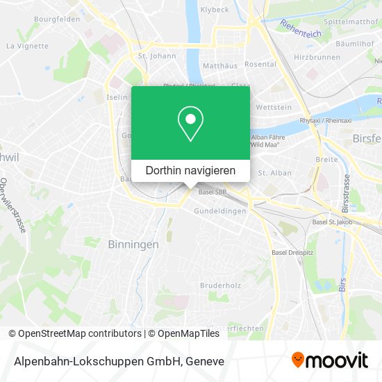 Alpenbahn-Lokschuppen GmbH Karte