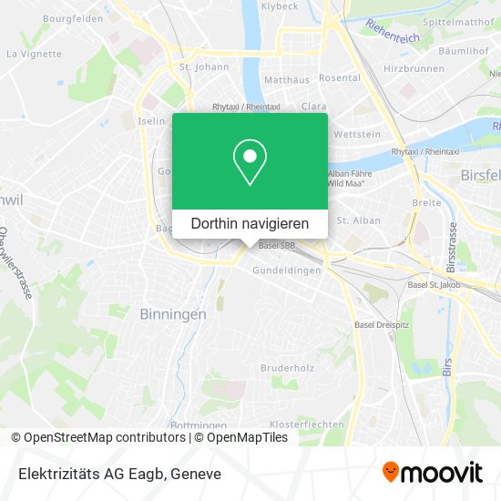 Elektrizitäts AG Eagb Karte