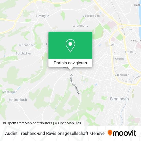 Audint Treuhand-und Revisionsgesellschaft Karte