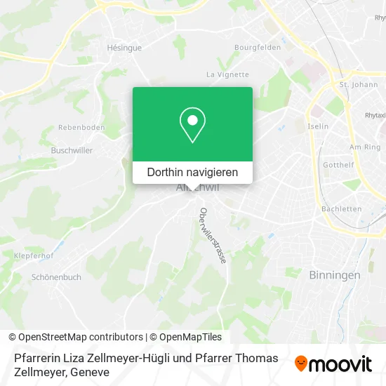 Pfarrerin Liza Zellmeyer-Hügli und Pfarrer Thomas Zellmeyer Karte