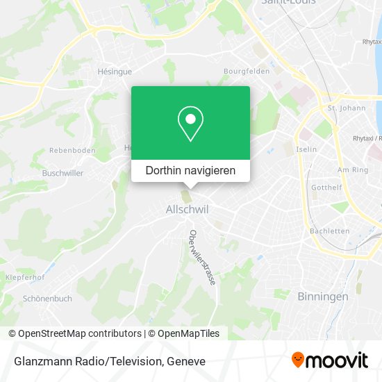 Glanzmann Radio/Television Karte