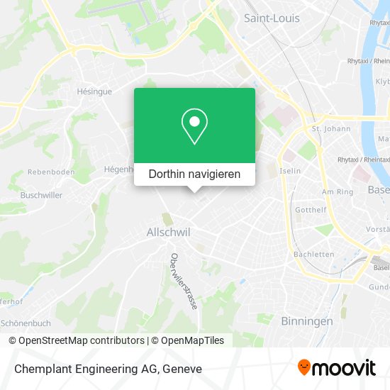 Chemplant Engineering AG Karte