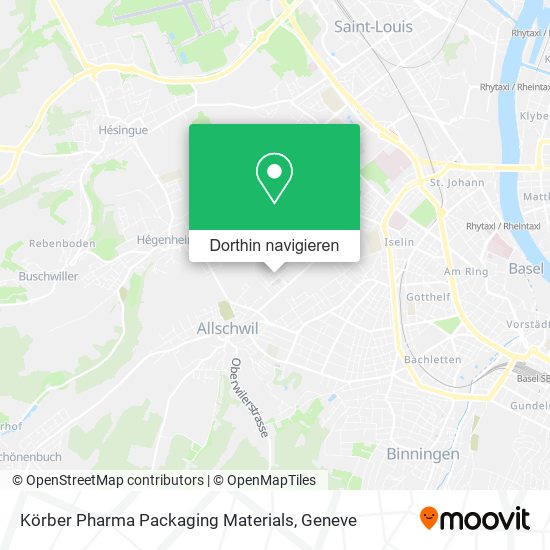 Körber Pharma Packaging Materials Karte