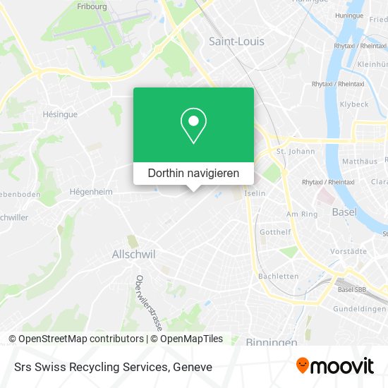 Srs Swiss Recycling Services Karte