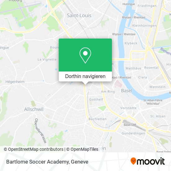 Bartlome Soccer Academy Karte