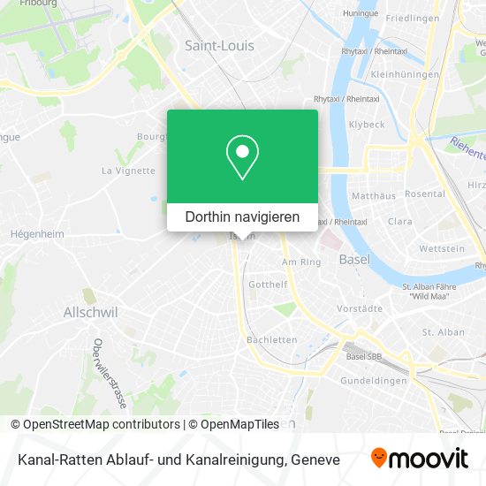 Kanal-Ratten Ablauf- und Kanalreinigung Karte