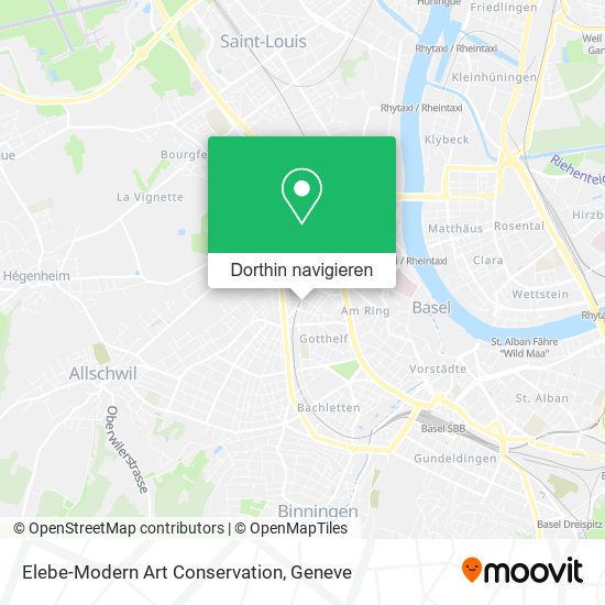 Elebe-Modern Art Conservation Karte
