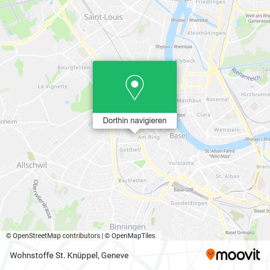 Wohnstoffe St. Knüppel Karte