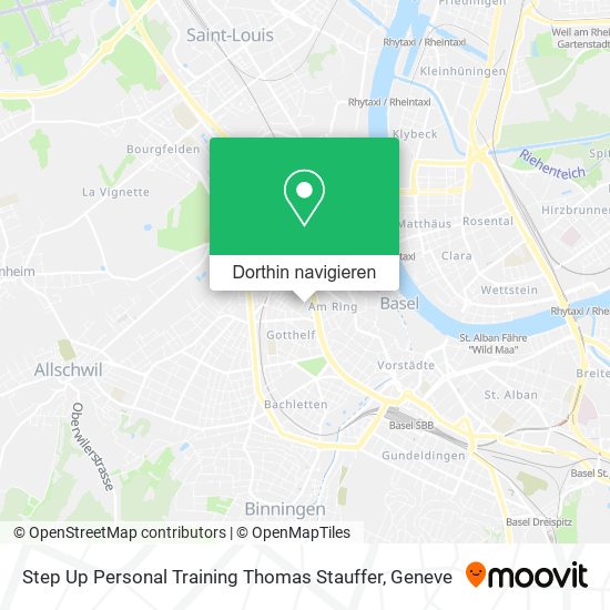 Step Up Personal Training Thomas Stauffer Karte