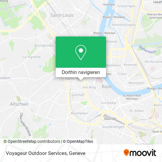 Voyageur Outdoor Services Karte