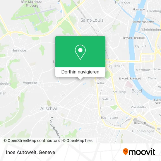 Inos Autowelt Karte