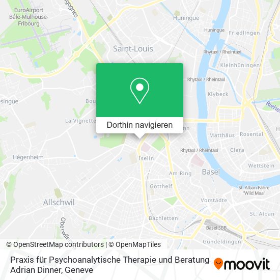 Praxis für Psychoanalytische Therapie und Beratung Adrian Dinner Karte