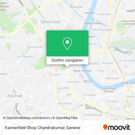 Kannenfeld-Shop Chandrakumar Karte