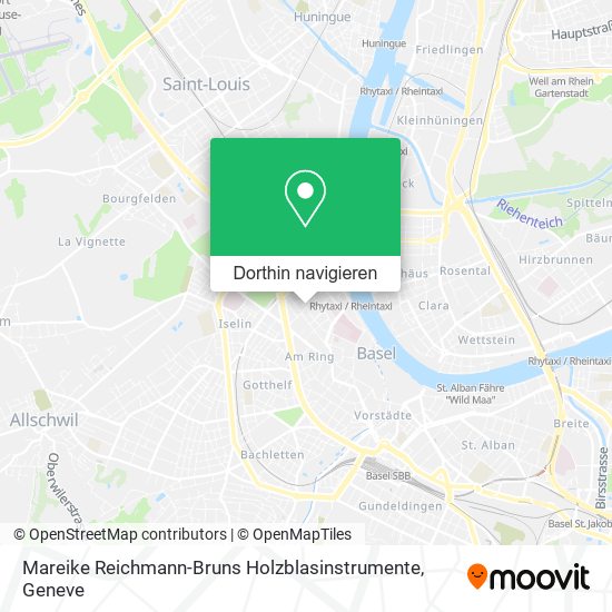 Mareike Reichmann-Bruns Holzblasinstrumente Karte