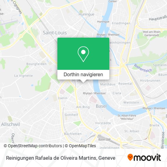 Reinigungen Rafaela de Oliveira Martins Karte