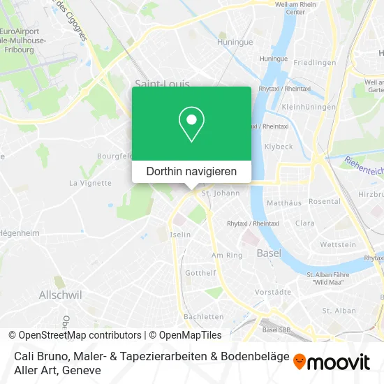 Cali Bruno, Maler- & Tapezierarbeiten & Bodenbeläge Aller Art Karte