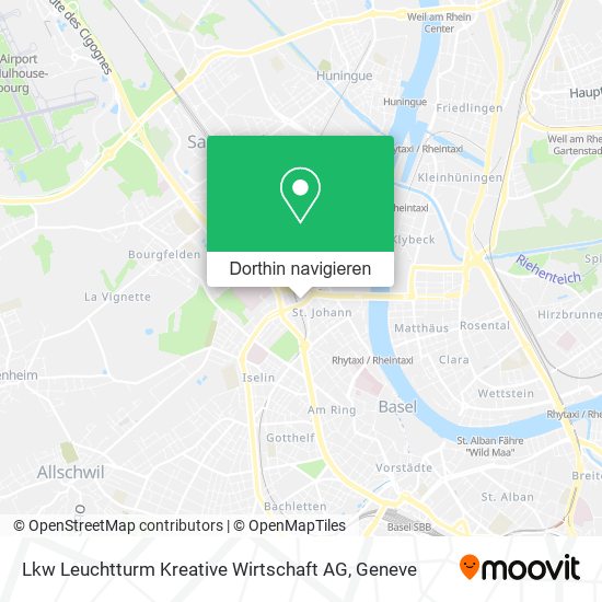 Lkw Leuchtturm Kreative Wirtschaft AG Karte